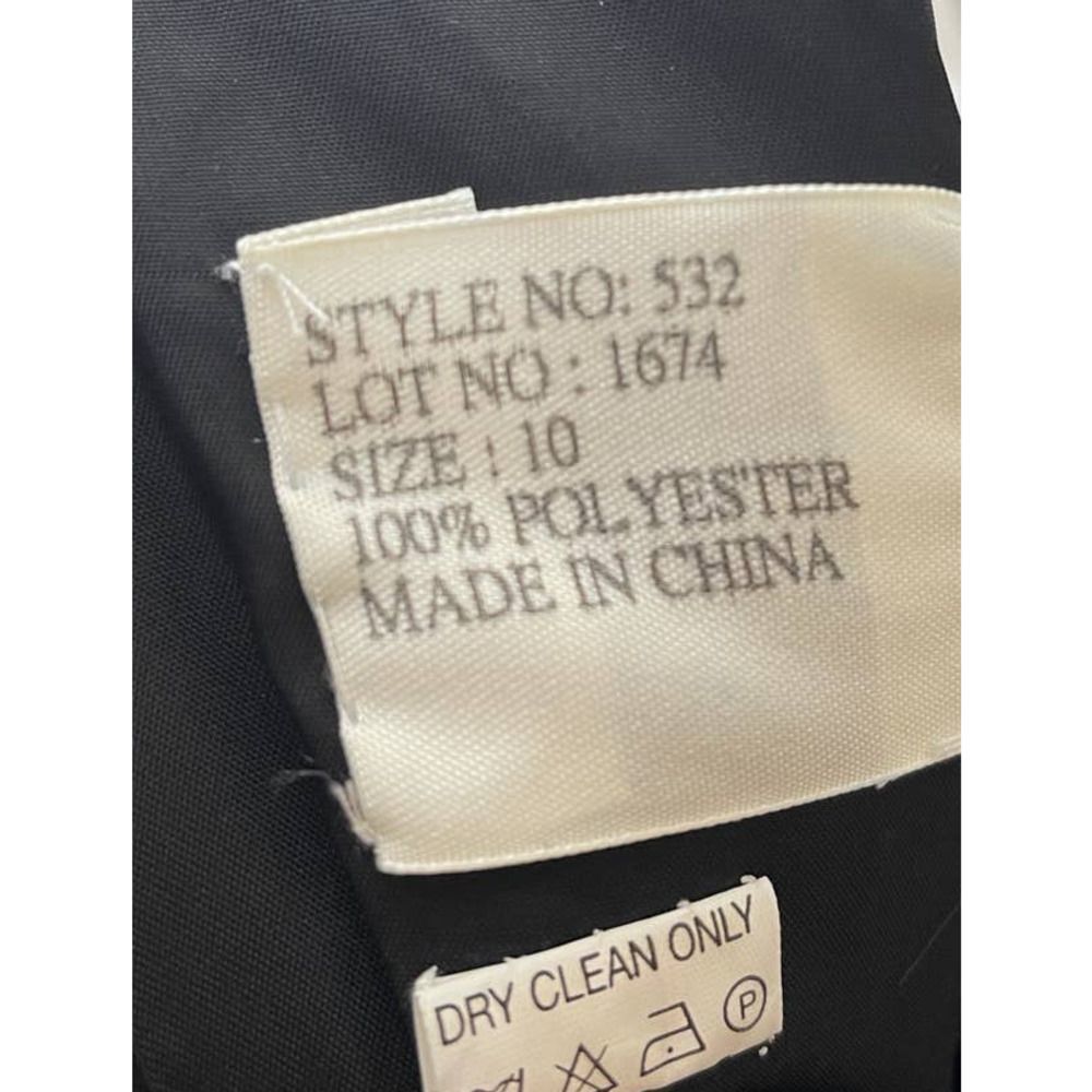 Black Swing Flowy Sleeveless WTOO Dress‎ size 10 Style number 532 - Picture 5 of 5